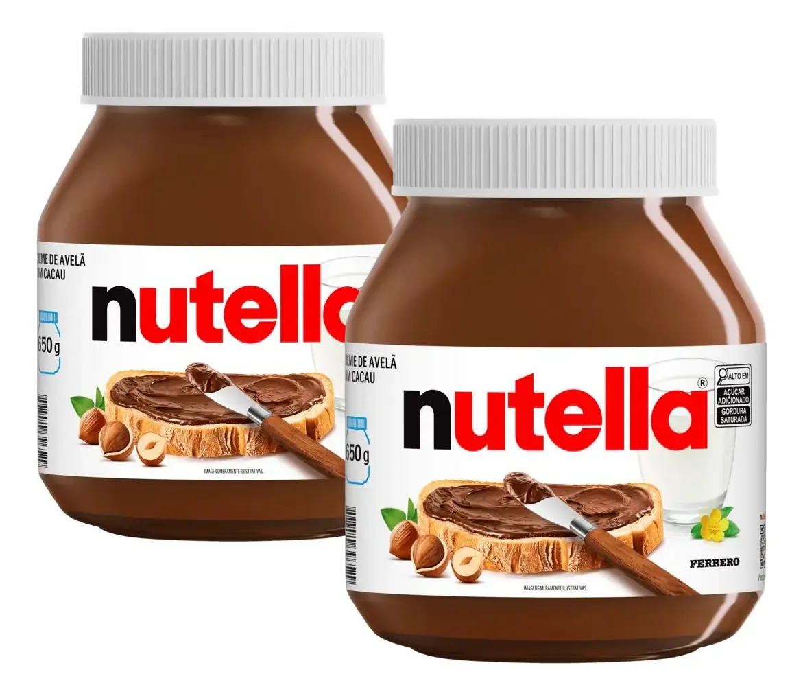 Kit 2 Nutella 650g Original